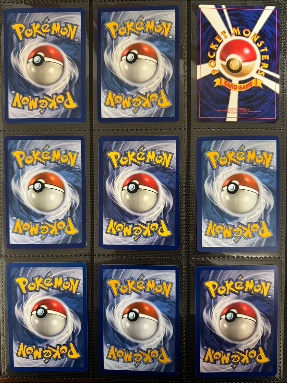 Pokemon 9 card lot vintage and modern original 151